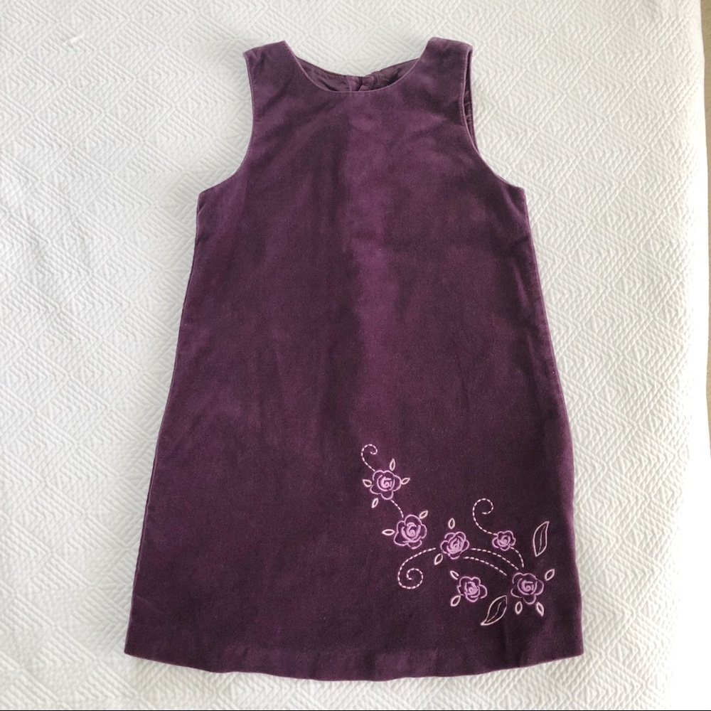 4/$15 Just Friends Cotton Velvet Dress 5T